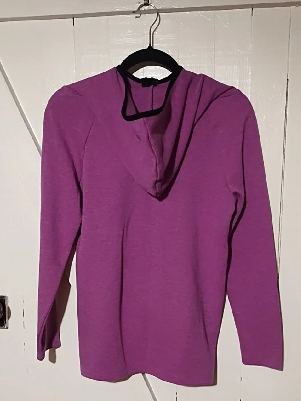 Justice Purple Long Sleeve Pullover with Logo Tape
